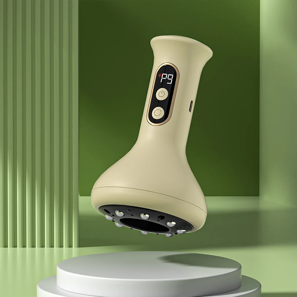 Electric Cupping Machine Scraping Device Meridian Brush Universal Home Massage Tool for Whole Body Relaxation And Stress Relief