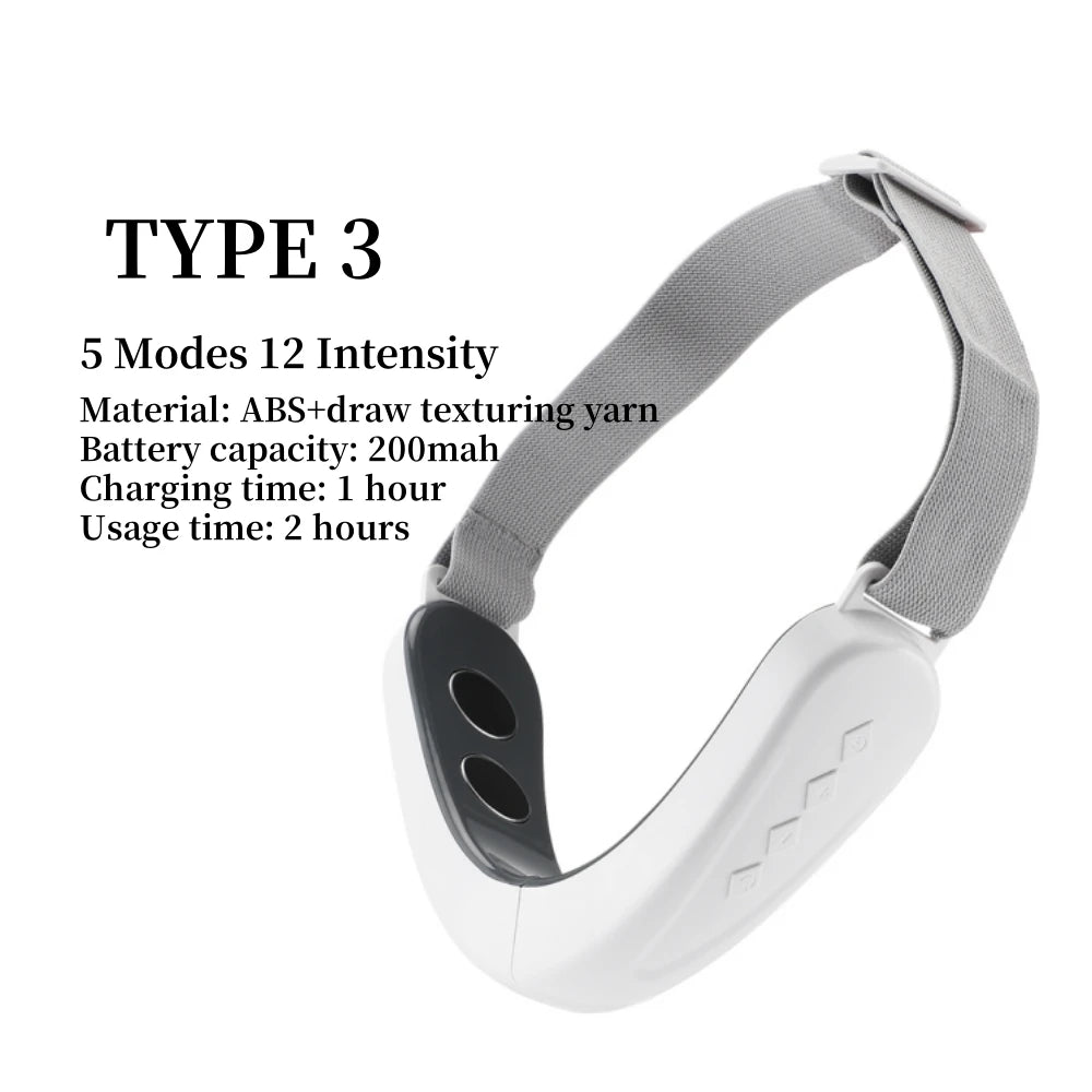 EMS microcurrent Face Lifting Device Red Light Skin Rejuvenation V Face Massager Double Chin Lift Up Facial Beauty Instrument